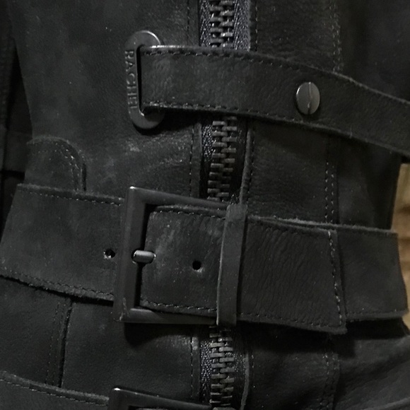 RACHEL Rachel Roy Tall Black Leather Boot - Picture 7 of 7